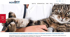 Desktop Screenshot of monvet.com